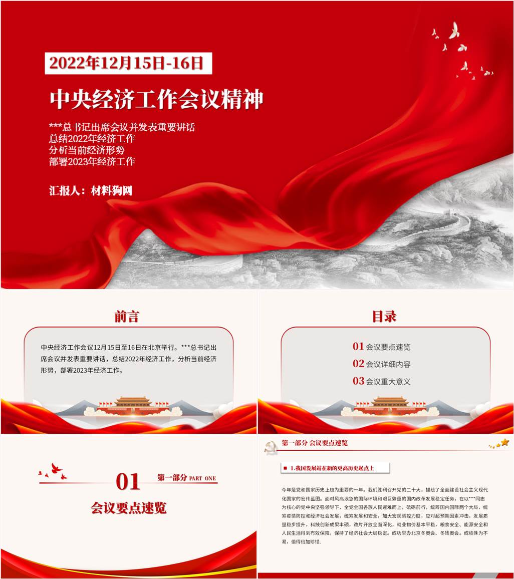 本地下载_2022年中央经济工作会议精神ppt课件
