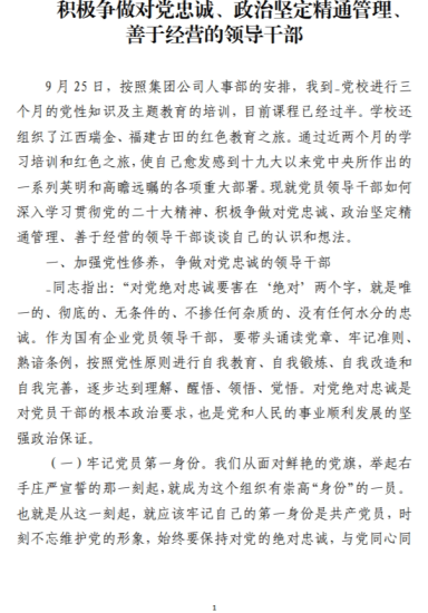 免费|积极争做善于经营的领导干部国企党课讲稿_党课ppt_党课课件_党课讲稿_党课材料_纵横材料网
