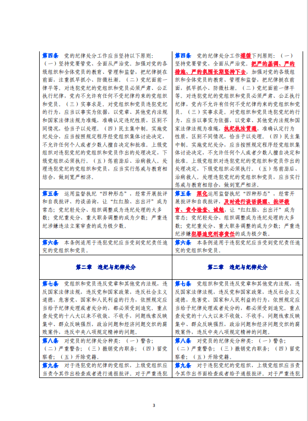 新旧版本对照解读文字表格ppt内容