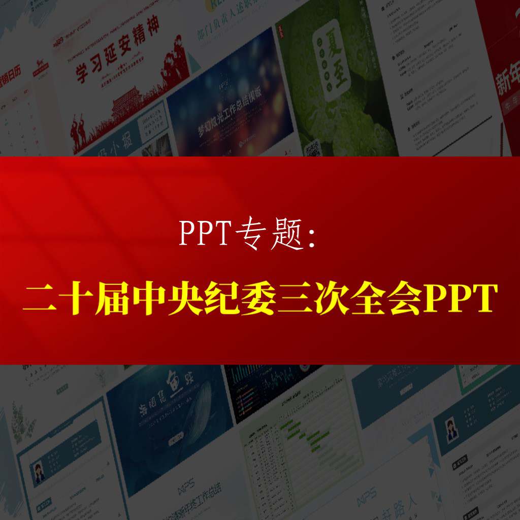 高校支部学习二十届中央纪委三次全会精神主题党课团课ppt课件专题页_纵横材料网