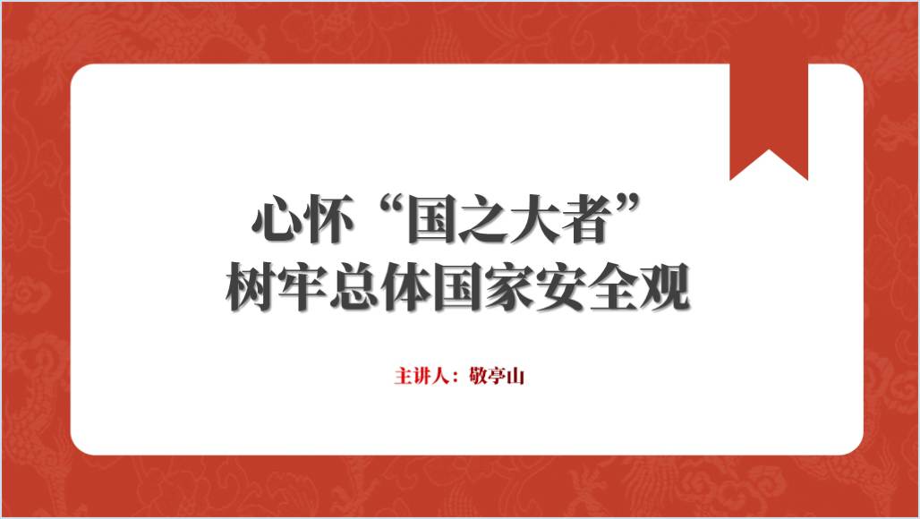 总体国家安全观