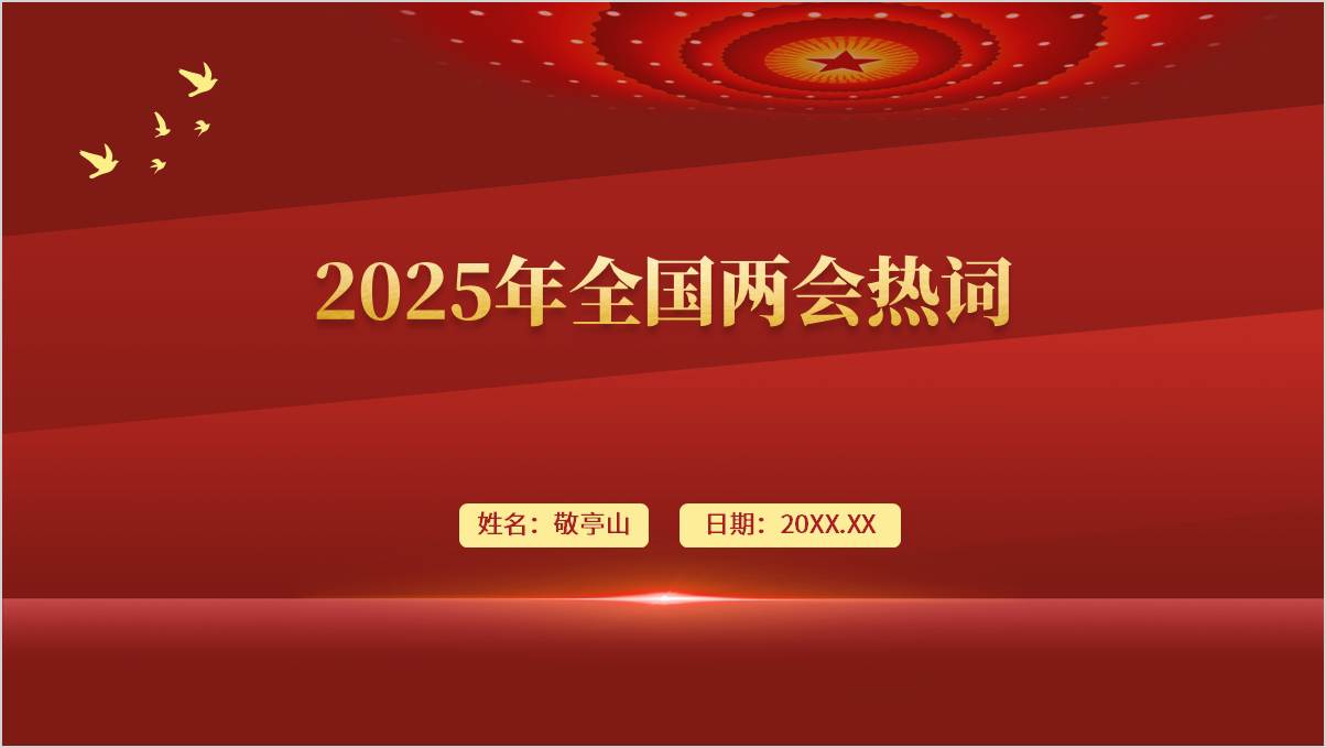 2025年两会热词解读学习