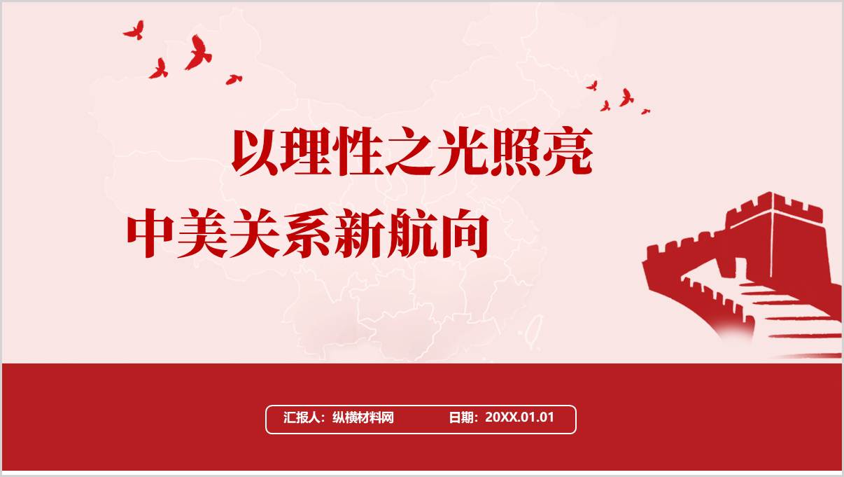 美国对华加征关税中美关系思政课PPT
