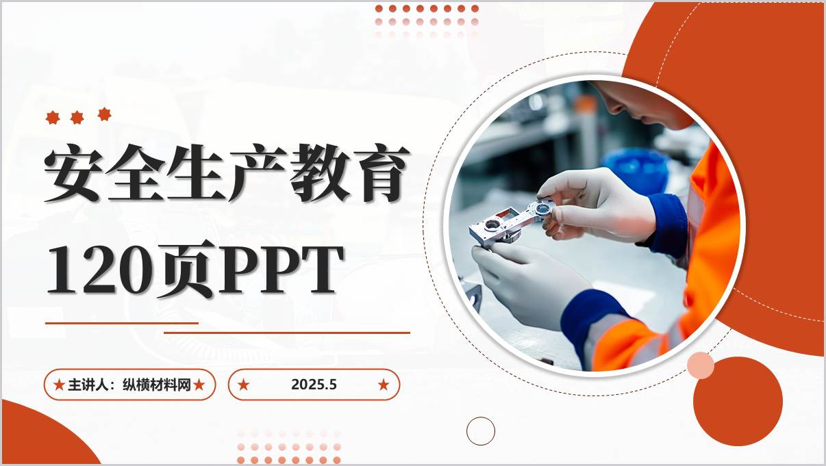 安全生产教育培训ppt
