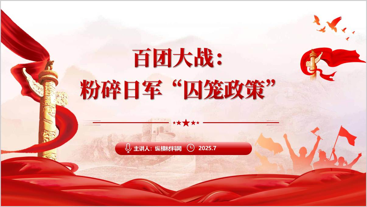 抗战胜利80周年党课ppt