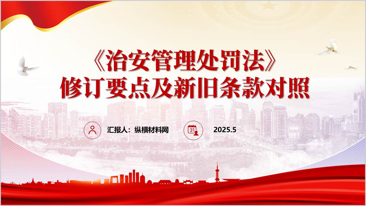 2025年新修订《治安管理处罚法》修订要点