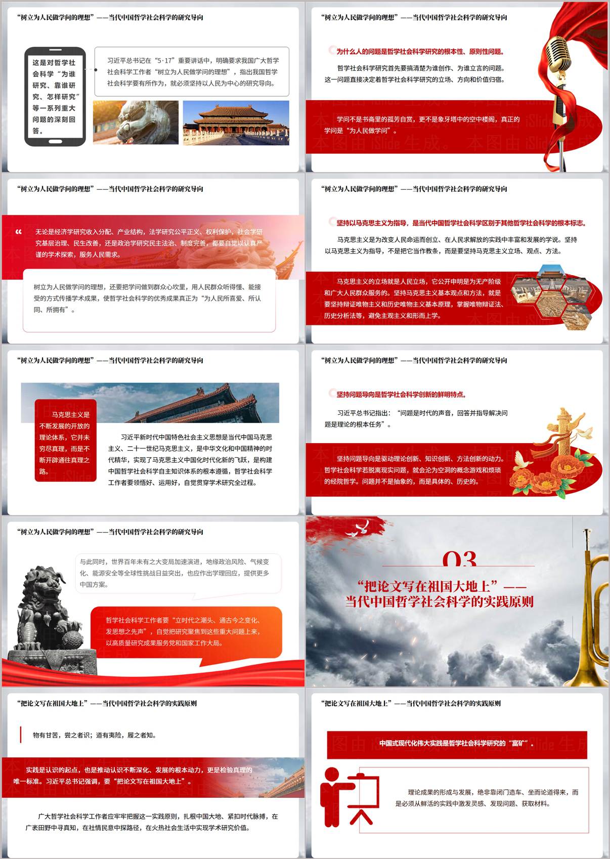 树立为人民做学问的理想 哲学社会科学研究导向专题PPT