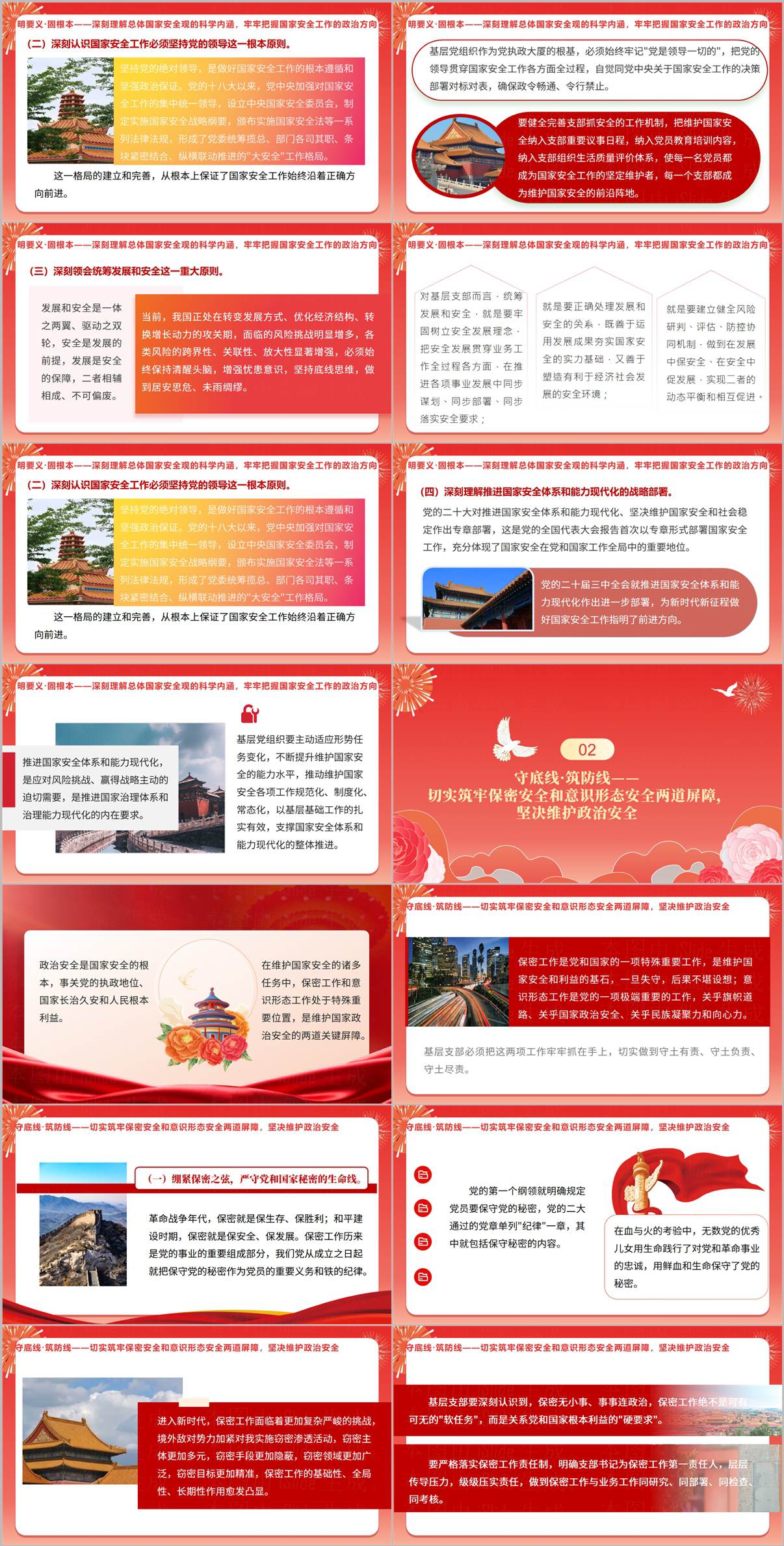 总体国家安全观进支部从保密意识形态到产业链安全党课ppt课件
