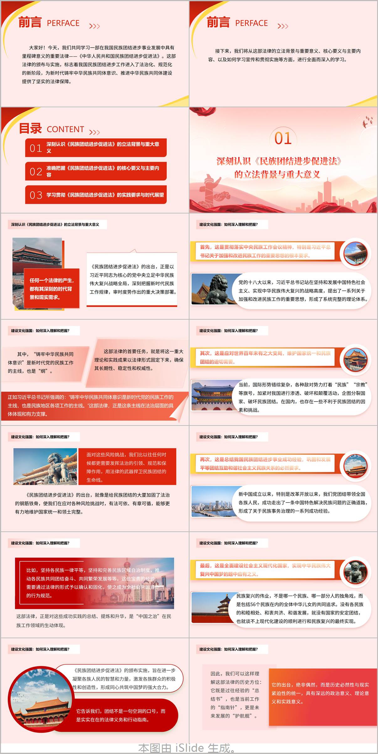 民族团结进步促进法学习PPT课件-筑牢中华民族共同体意识党课团课演示材料