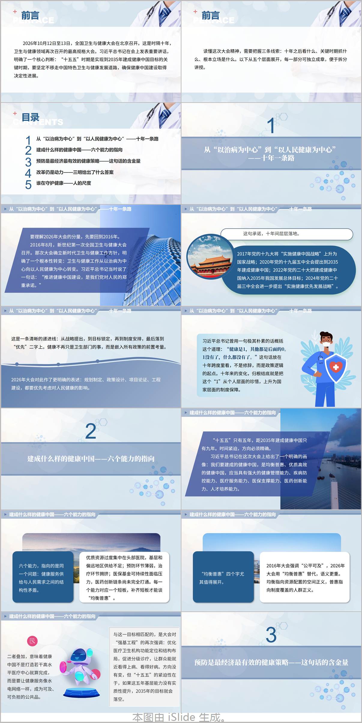 学习全国卫生与健康大会精神PPT2026年全国卫生与健康大会精神解读课件