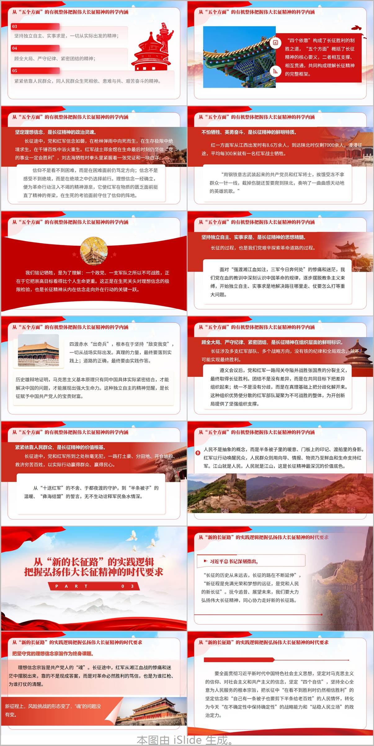 深刻把握伟大长征精神的重大意义科学内涵与时代要求主题党课PPT课件